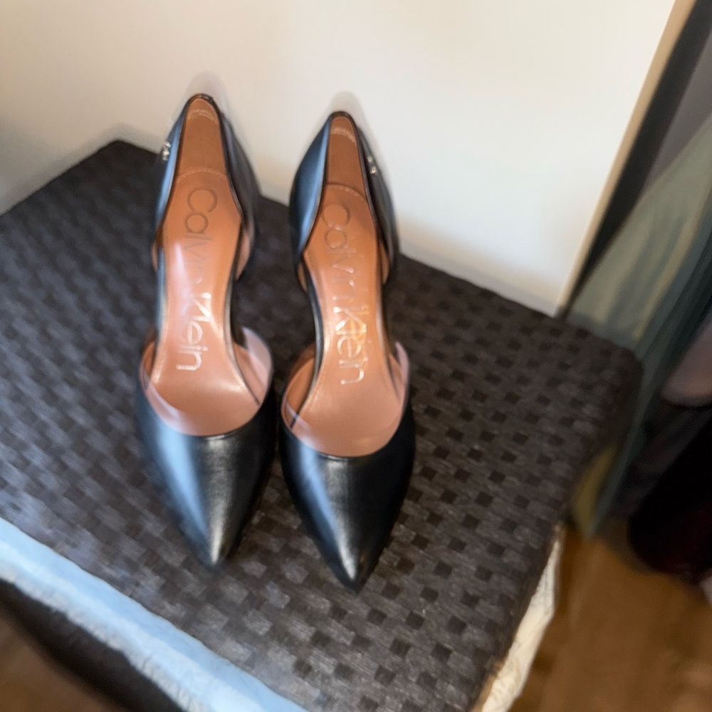 Calvin Klein Sleek Black Pumps